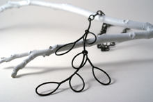 linked leaf necklace