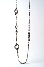 long silver on steel necklace