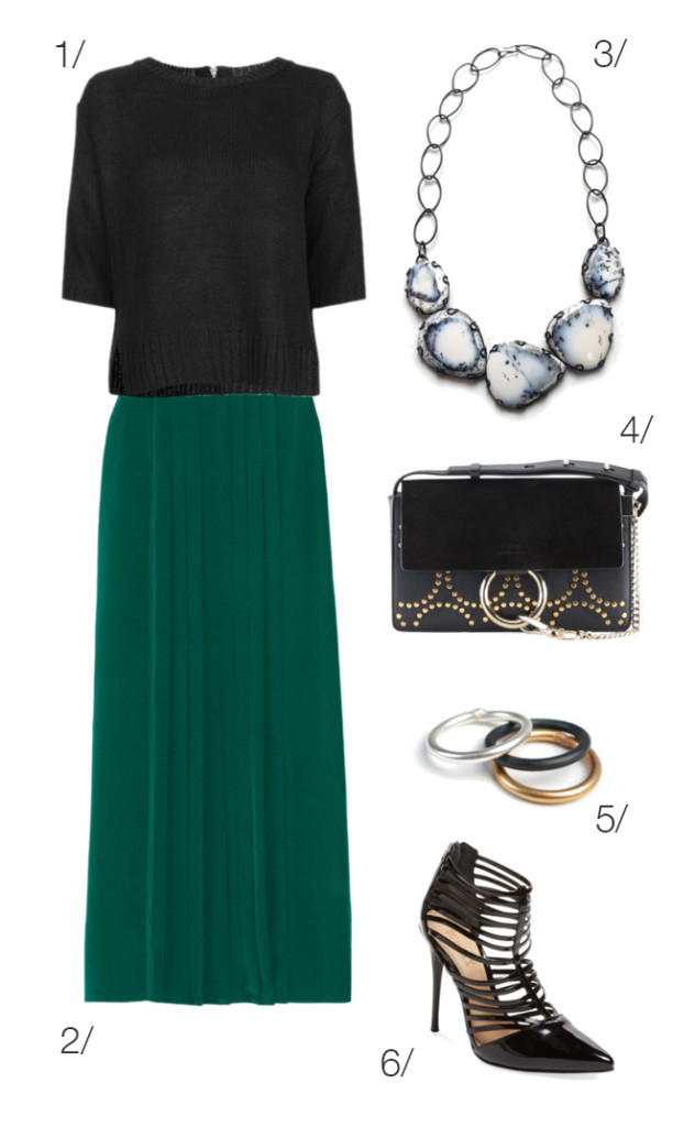 holiday party style: maxi skirt - MEGAN AUMAN